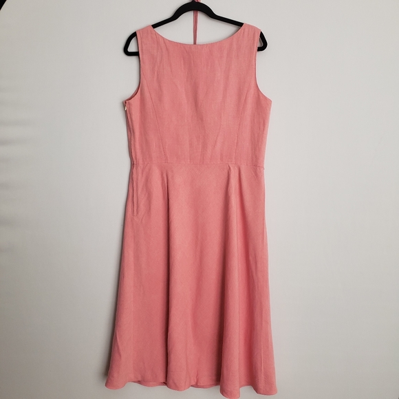 Ann Taylor Loft Sleeveless Belted Dress - Picture 5 of 9